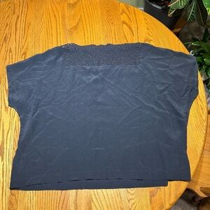 Eileen Fisher Blouse Size Medium 100% Silk